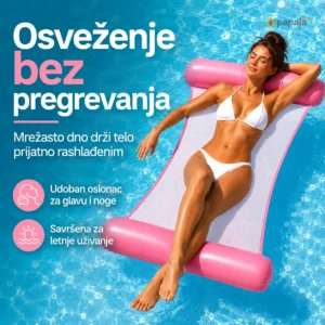 Plutajuća vodena ležaljka 130x70 cm — set 2 komada
