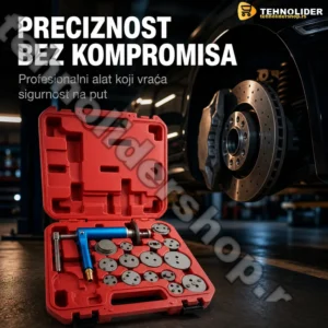 Pneumatski set alata za kočione cilindre — 16 delova