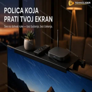 Podesiva polica za gornji deo TV – a i monitora
