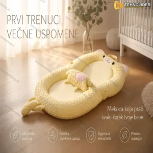 Podloga za spavanje i za igru za bebe sa efektom tapkanja