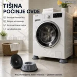 Set podloga protiv buke i klizanja za ves masinu