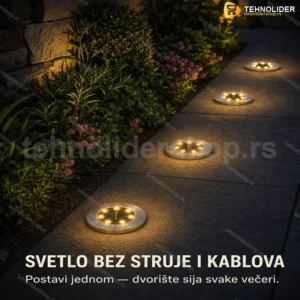 Podne LED solarne lampe za dvorište