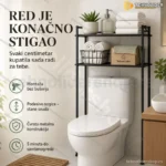 Polica za Iznad WC Šolje