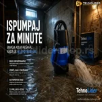 Potapajuća Pumpa za Vodu 1.5 KS – Brzo Ispumpavanje do 8000 L/h