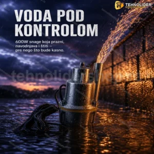 Potapajuća Pumpa 600W – Električna Pumpa za Vodu 1200L/h