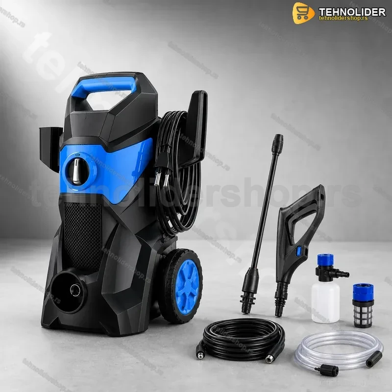 PowerWash PowerWash Pro Električni Perač Automobila – Prenosiva Mašina za Pranje Auta, Kuće i Bašte 220V PowerWash PowerWash Pro Električni Perač Automobila – Prenosiva Mašina za Pranje Auta, Kuće i Bašte 220V