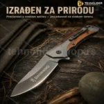 Preklopni lovački nož s drvenom drškom 353