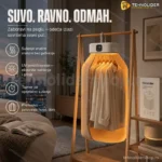 Prenosiva automatska sušilica i peglač odeće 2u1 – Sušenje bez gužvanja i pegle