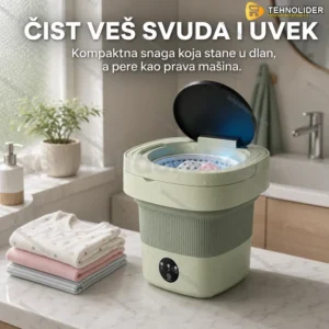 Prenosiva mašina za veš 9L sa centrifugom i tajmerom