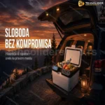 Prenosivi Auto Frižider 12L – Hlađenje i Grejanje 12V/220V