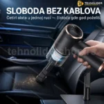 Prenosivi Auto Usisivač 4u1 – Bežični usisivač za auto i dom