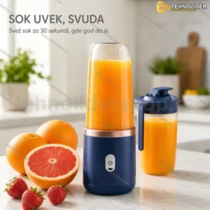 2 u 1 Prenosivi Blender Sokovnik na USB Punjenje