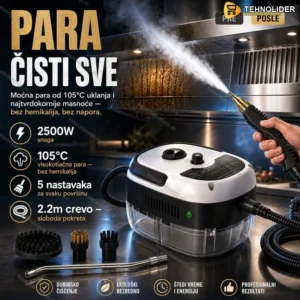 Prenosivi Paročistač pod Pritiskom – Snaga Pare za Besprekornu Čistoću!