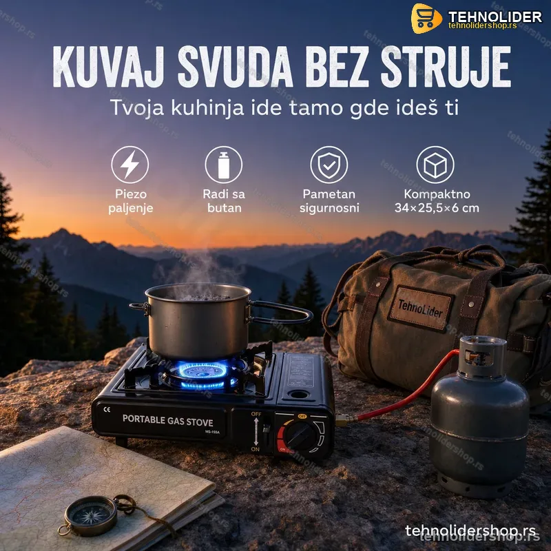 Prenosivi Plinski Rešo – Kuvanje na Otvorenom bez Struje Prenosivi Plinski Rešo – Kuvanje na Otvorenom bez Struje