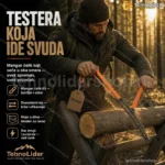 Prenosna Testera za Preživljavanje – Mangan Čelik, Dvosmerni Rez