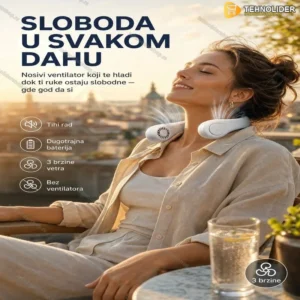 Prenosni ventilator za vrat