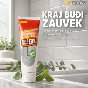 Prirodni Gel Protiv Buđi za Kupatilo, Fugne i Pločice – 100% Bezbedno