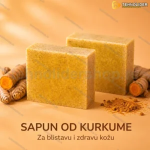 Prirodni sapun od kurkume za čistu i ujednačenu kožu