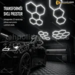 Profesionalna heksagonalna LED rasveta-Plafonska Rasveta za Auto Detailing