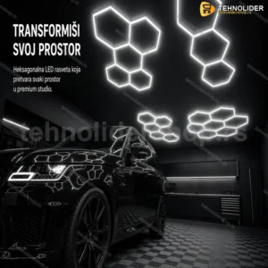 Profesionalna heksagonalna LED rasveta-Plafonska Rasveta za Auto Detailing