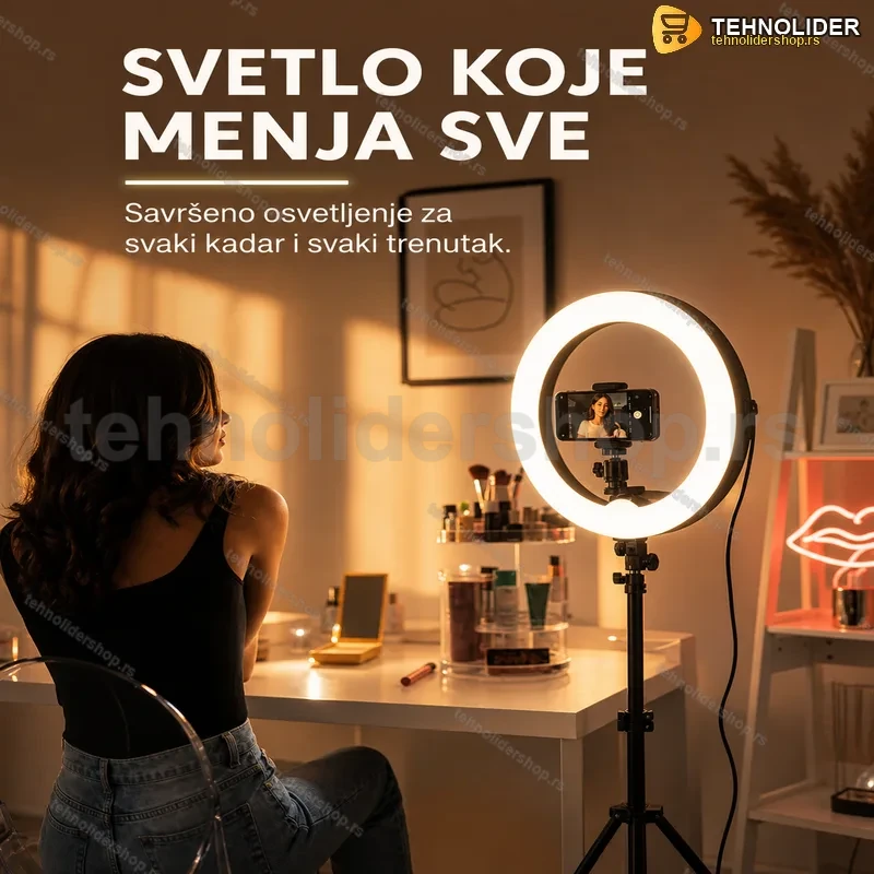 Profesionalno Ring svetlo za šminkanje i slikanje Profesionalno Ring svetlo za šminkanje i slikanje