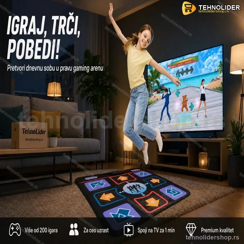 Prostirka za TV Gaming – Udobna Podloga za Igranje Ispred Televizora Prostirka za TV Gaming – Udobna Podloga za Igranje Ispred Televizora