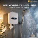 Protočni Bojler sa Tušem i Slavinom Temmax 3500W — Kupatilo i Kuhinja