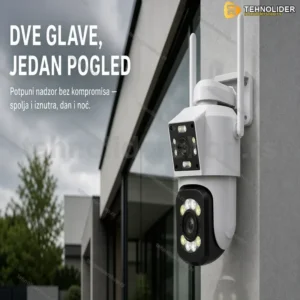 PTZ kamera sa dve glave 20Mpx WiFi IP za video nadzor