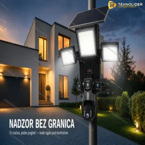 Ptz kamera sa tri sociva 4G WIFI i Solarno punjenje