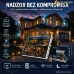 Bežični PTZ Video Nadzor – 4 Kamere 3MP i Monitor 10,1"