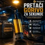 Pumpa za Pretakanje Goriva 24V – 60W Motor, Protok 30 L/min