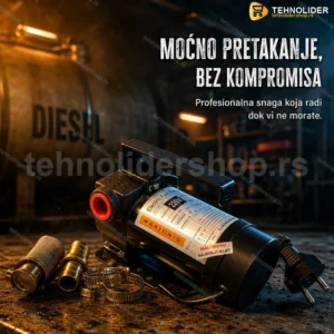 Profesionalna Električna Pumpa za Pretakanje Goriva 220V – 200W