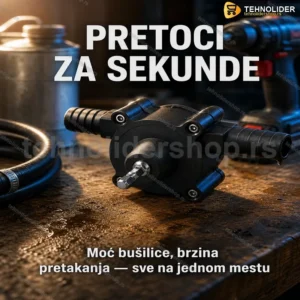 Pumpa za pretakanje tečnosti na bušilicu