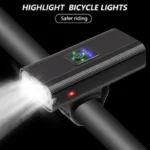 Punjiva LED lampa za bicikl — vodootporna, 6 modova