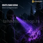 Punjiva Naglavna Lampa Sa UV Svetlom, Zumom i IPX68 Zaštitom