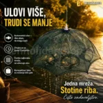 Umbrella Net - Rasklopiva mreža za brzo i lako hvatanje riba