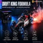 🚀 F1 DRIFT STUNT RC – Formula sa Maglom, Svetlima, Muzikom i Pokretom Ruke (4WD, 360°)
