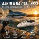 Ajkula gliser na daljinski 2u1
