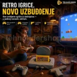 Retro konzola sa pištoljem i UGRAĐENIM igricama