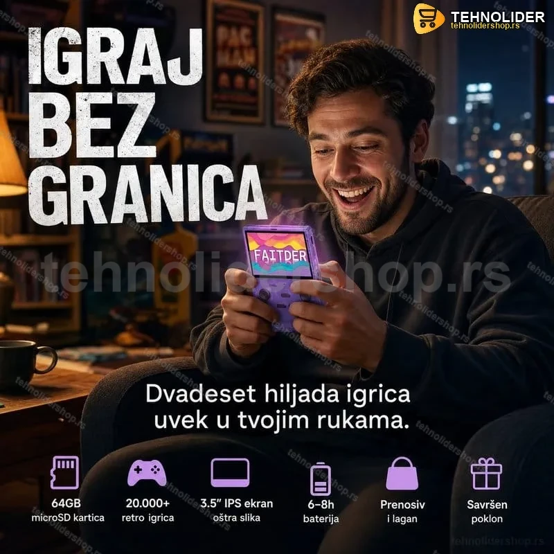 Retro Konzola XGB35 – 20.000 Igrica, IPS Ekran i TV Izlaz Retro Konzola XGB35 – 20.000 Igrica, IPS Ekran i TV Izlaz