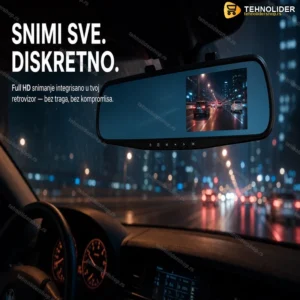 Retrovizor kamera L9000 Full HD 1080P sa DVR snimanjem – Vehicle Blackbox