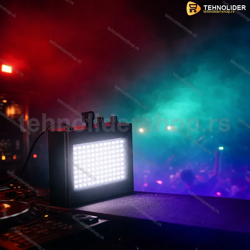RGB LED Stroboskop sa MP3, USB i Daljinskim za Žurke RGB LED Stroboskop sa MP3, USB i Daljinskim za Žurke