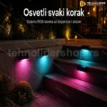 RGB solarne lampe za stepenice i zidove