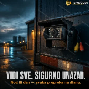 Rikverc Kamera za Vozila — Kombi, Kamion, Autobus, Kombajn