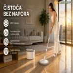 Rotirajući mop sa kofom koji se sam čisti – čistoća bez napora