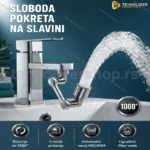 Rotirajući nastavak za slavinu 1080 stepeni