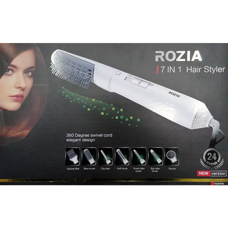 Rozia HC-8110 multifunkcionalni stajler za kosu 7u1 Rozia HC-8110 - prednja strana