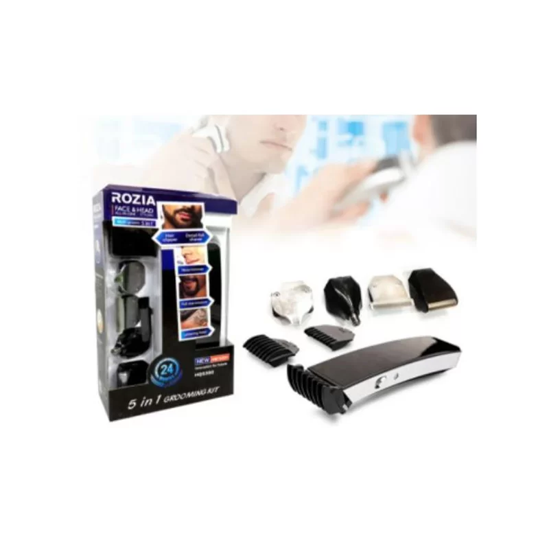 Rozia HQ5300 trimer 5u1 sa 8 nastavaka za lice i kosu Rozia HQ5300 - u upotrebi