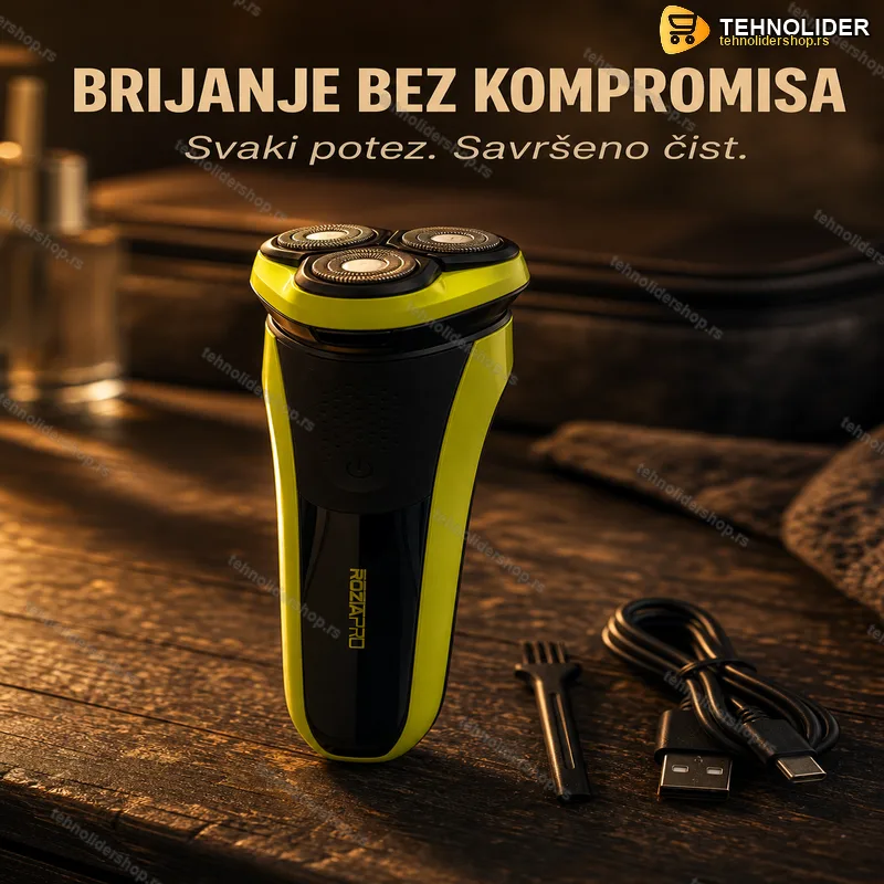 RoziaPro HT9536 punjivi aparat za brijanje RoziaPro HT9536 punjivi aparat za brijanje
