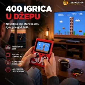 SUPER GAME BOX 400 u 1 ručna konzola